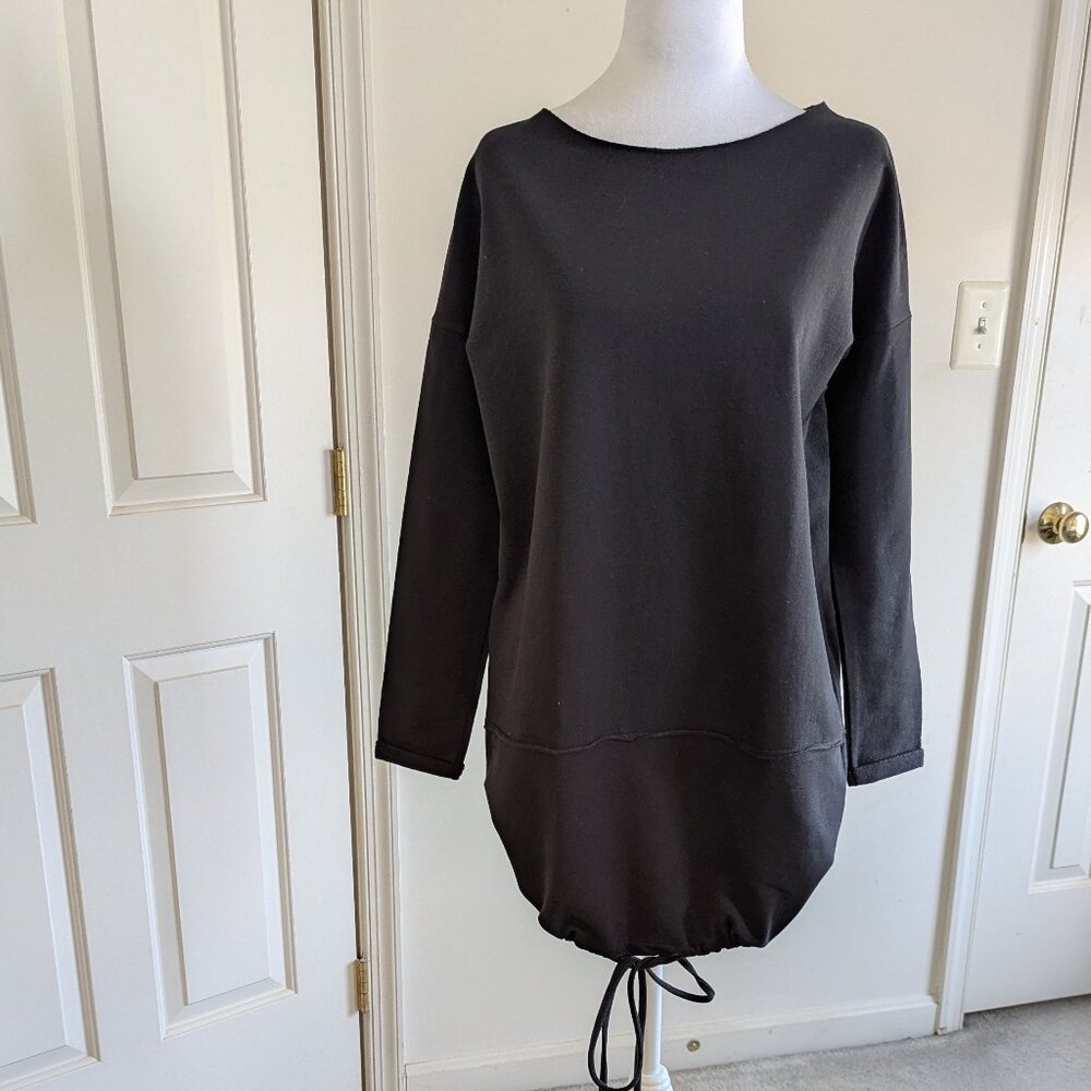 Cotton blend black tunic - Womens Size S